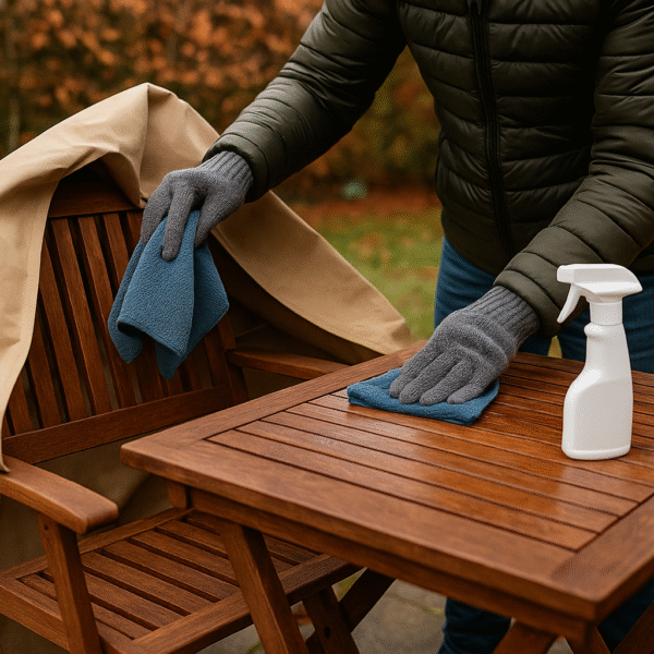 Jak przygotować meble ogrodowe na sezon jesienno‑zimowy — praktyczny poradnik krok po kroku