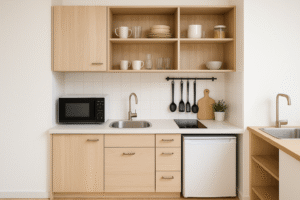 Mini kuchnia, maksimum funkcji — praktyczne rozwiązania dla&hellip;