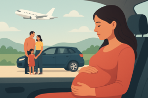 Bezpieczne podróże w ciąży: samolot, samochód i wyjazdy&hellip;