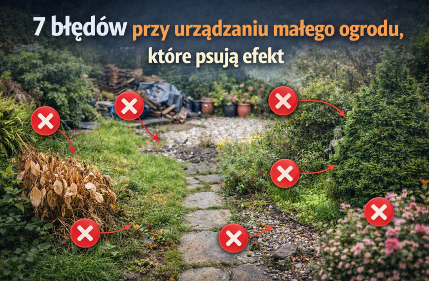 7 błędów przy urządzaniu małego ogrodu,&hellip;