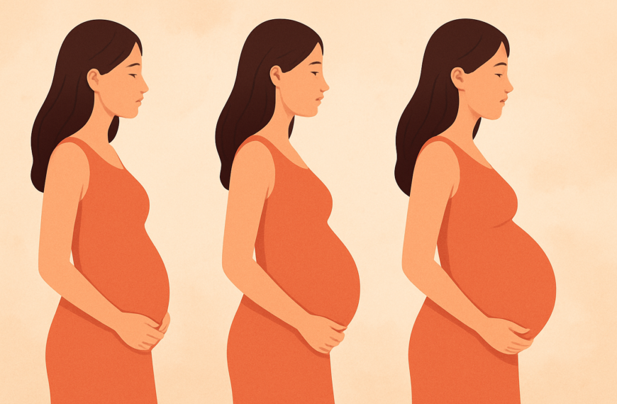 Brzuch w ciąży: jak zmienia się sylwetka w kolejnych trymestrach