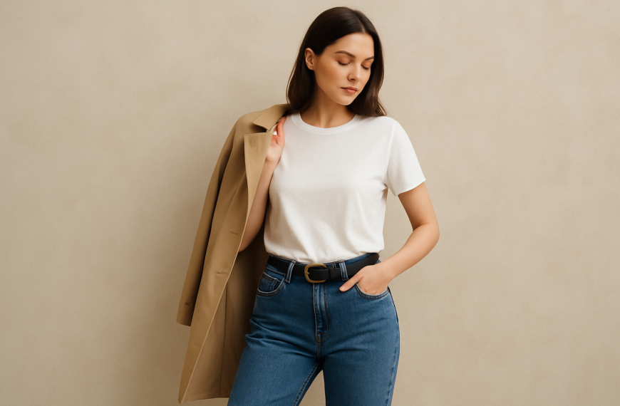 Jak nosić basicowe ubrania, żeby wyglądały stylowo i&hellip;