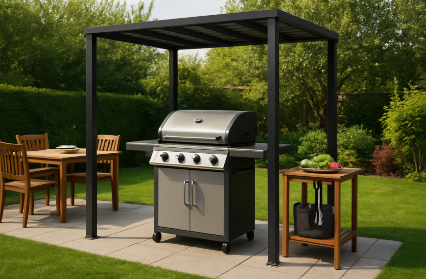 Jak urządzić strefę grillową w ogrodzie, żeby była wygodna i bezpieczna