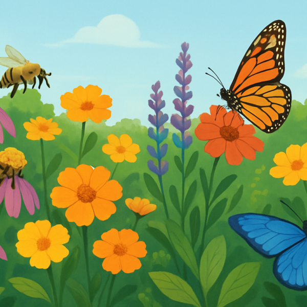 Ogród przyjazny pszczołom i motylom: rośliny, które naprawdę wspierają zapylacze