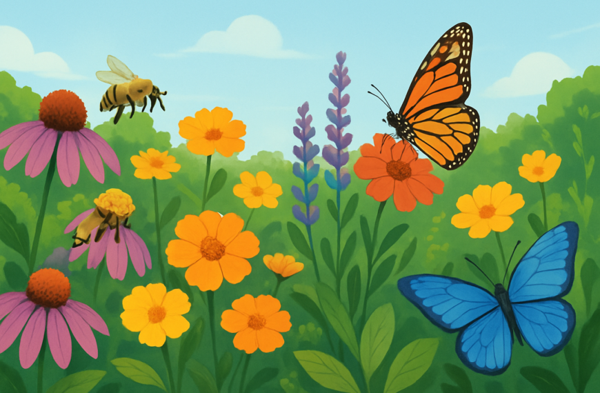 Ogród przyjazny pszczołom i motylom:&hellip;