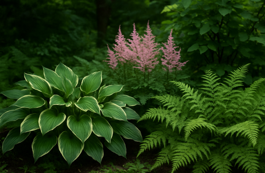 Ogród w półcieniu: rośliny, które dobrze&hellip;