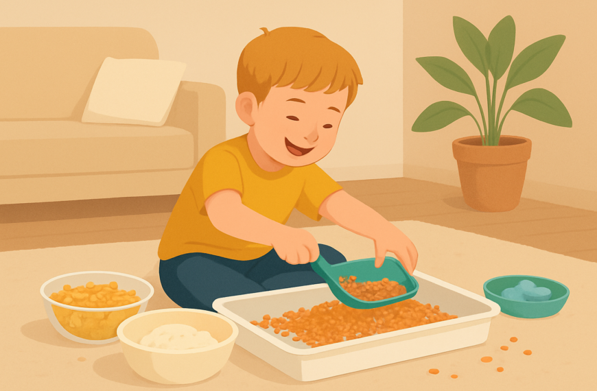 Zabawy sensoryczne w domu: pomysły, które&hellip;